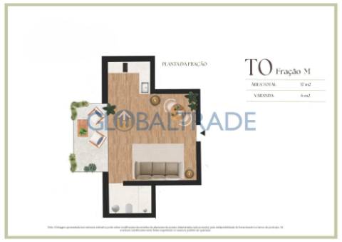 Apartamentos T0 e T0 Duplex em Leça da Palmeira