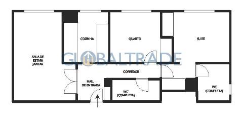 Apartamento T2 em Serzedo