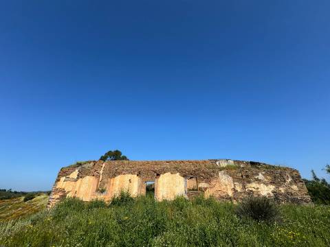 Herdade com 16,8 hectares com Ruína - Ourique - Barragem de Santa Clara