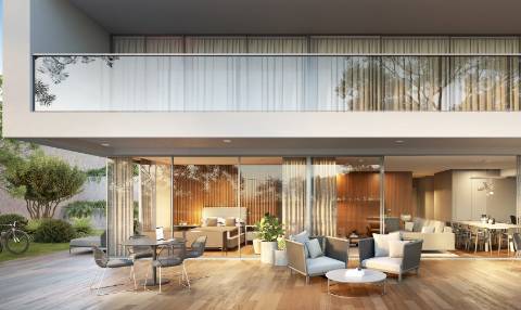 Apartamento T4 com jardim privativo de alto padrão no Estoril