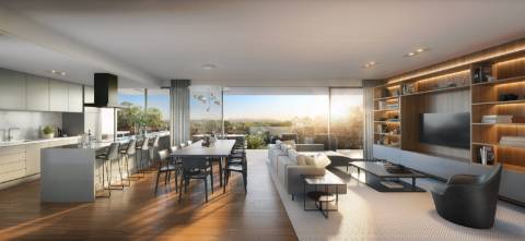 Apartamento T4 com jardim privativo de alto padrão no Estoril