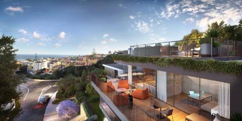 Apartamento T4 com jardim privativo de alto padrão no Estoril