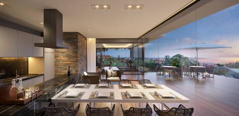 Apartamento T4 com jardim privativo de alto padrão no Estoril