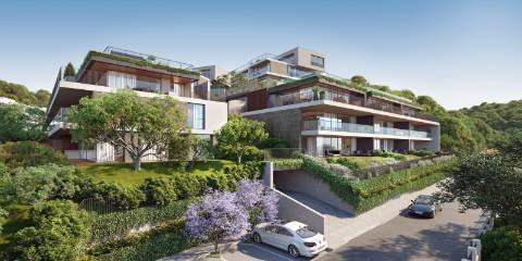 Apartamento T4 com jardim privativo de alto padrão no Estoril