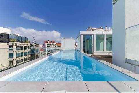 Triplex Penthouse T4 Contemporânea nas Avenidas Novas, Lisboa