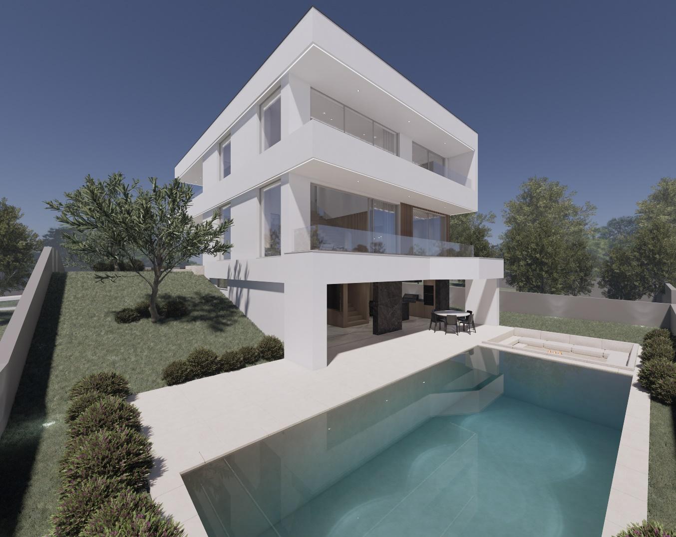 Moradia T4 contemporânea com piscina em Colares