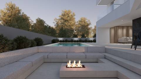 Moradia T4 contemporânea com piscina em Colares