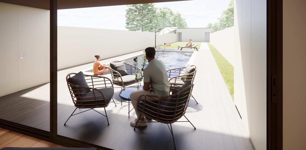 Terreno com projeto aprovado para moradia