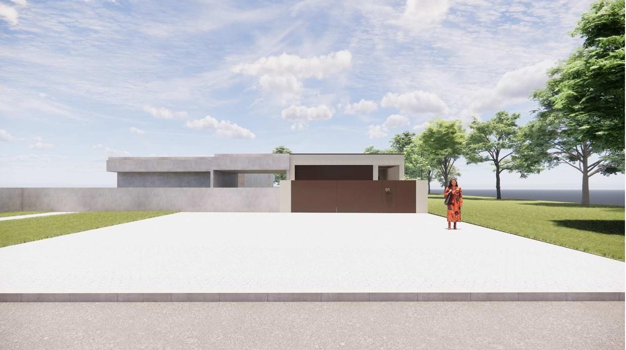 Terreno com projeto aprovado para moradia