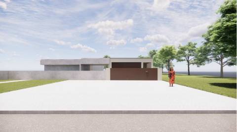 Terreno com projeto aprovado para moradia