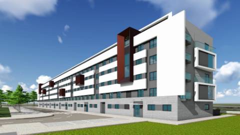 T3+1 Novo c/ Varandas e Box 2 carros