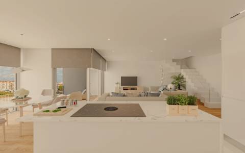 Duplex T3 +1 ( 2 Terraços 70m2)