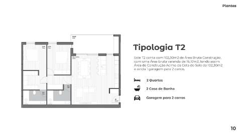 Apartamento T2 em Vila Nova de Poiares