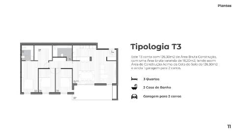 Apartamento T3 em Vila Nova de Poiares