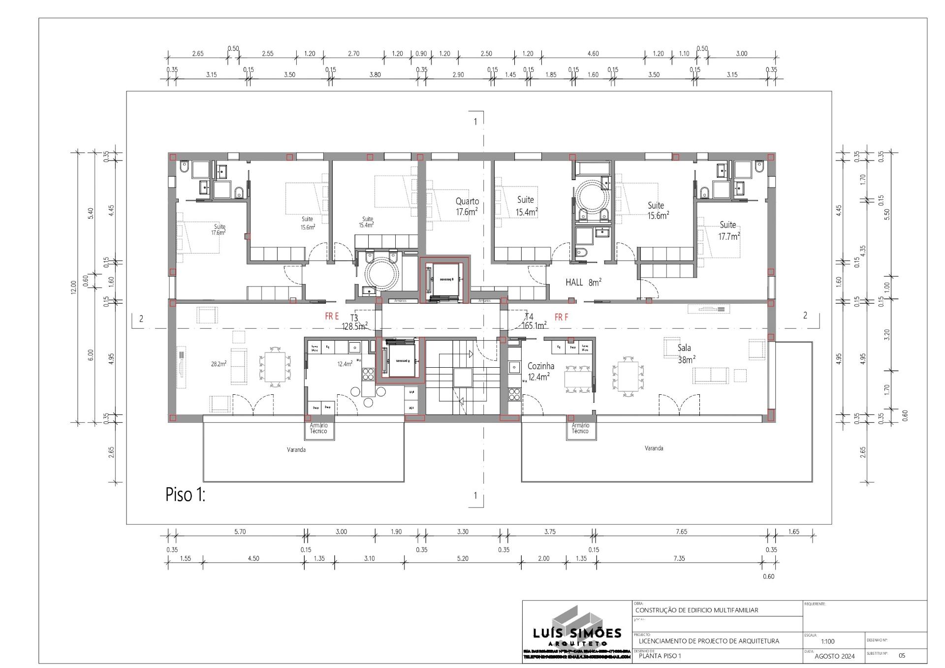 Apartamento T3 em Santa Clara