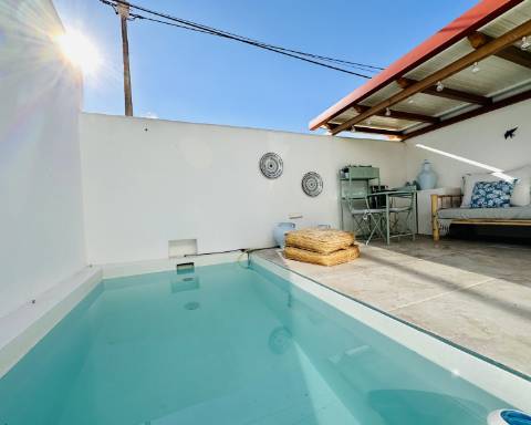 Charmosa moradia tradicional I 2 quartos I Renovada I Piscina I Alentejo I São Marcos do Campo