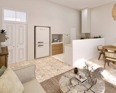 PROJETO APROVADO | Casa geminada tradicional para renovação completa I 3 quartos I Pátio I Piscina I Açoteia I Olhão