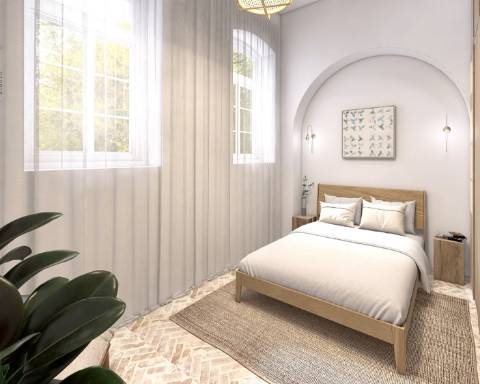 PROJETO APROVADO | Casa geminada tradicional para renovação completa I 3 quartos I Pátio I Piscina I Açoteia I Olhão