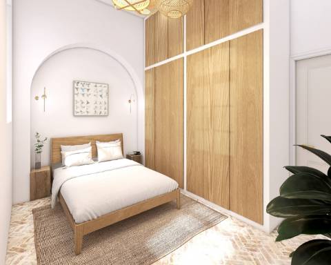 PROJETO APROVADO | Casa geminada tradicional para renovação completa I 3 quartos I Pátio I Piscina I Açoteia I Olhão