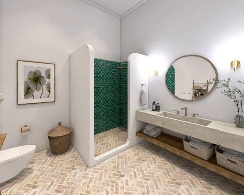 PROJETO APROVADO | Casa geminada tradicional para renovação completa I 3 quartos I Pátio I Piscina I Açoteia I Olhão