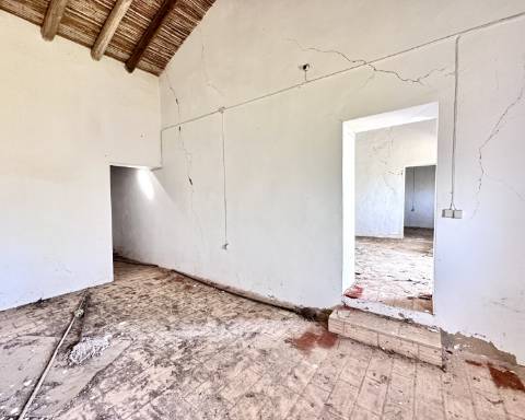 Casa tradicional com charme de 129 m2 para renovar I Terreno de 7 755 m2 I No campo de Luz de Tavira