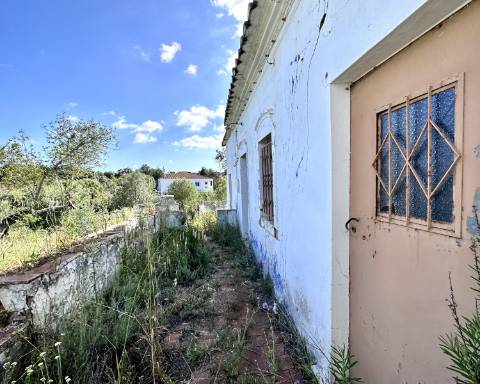Casa tradicional com charme de 129 m2 para renovar I Terreno de 7 755 m2 I No campo de Luz de Tavira