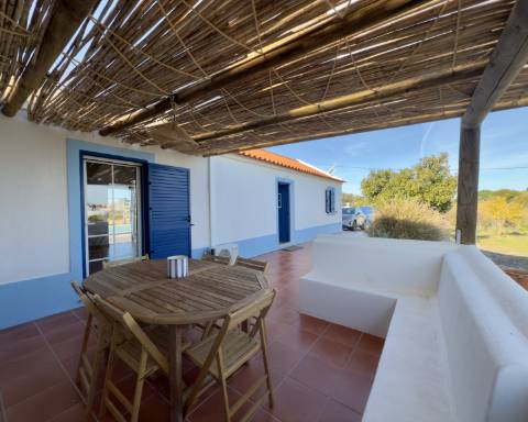 Linda casa típica do Alentejo I 2 quartos I Piscina I Terreno vedado com 3 290 m2 I São Domingos I Santiago do Cacém