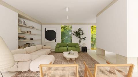 Terreno de 1180 m² com moradia contemporânea térrea de 210 m² I 6 quartos com piscina I Projeto de exceção aprovado com localização privilegiada I Aldeia de Estoi I Faro
