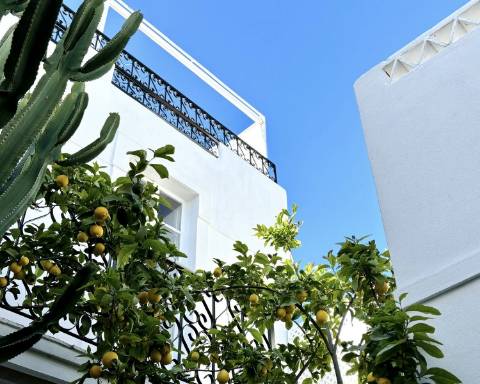 Casa geminada cheia de charme I Arquitetura tradicional I 2 quartos +1 I Pátio I Tanque I Terraços I Baixa Olhão