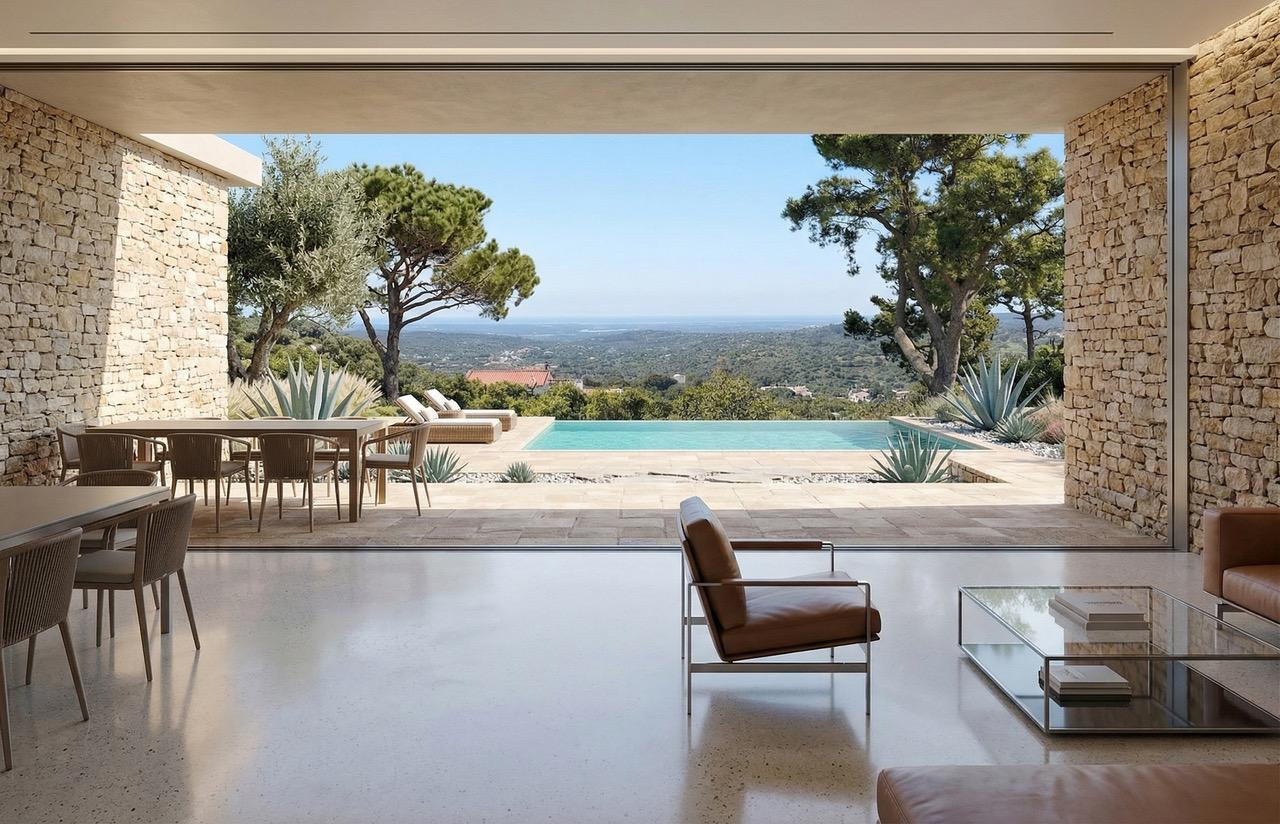 Oportunidade Excecional: Terreno com projeto aprovado para moradia com vista panorâmica para o mar | 3 Quartos | Piscina | Quinta das Raposeiras I Santa Barbara de Nexe