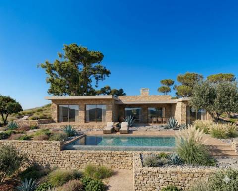 Oportunidade Excecional: Terreno com projeto aprovado para moradia com vista panorâmica para o mar | 3 Quartos | Piscina | Quinta das Raposeiras I Santa Barbara de Nexe