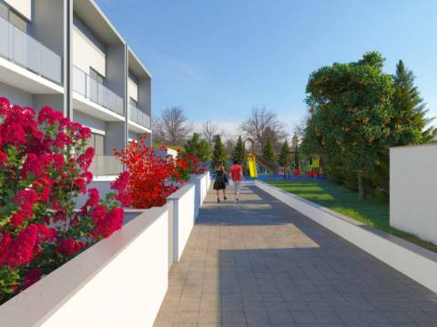 Terreno com projeto aprovado moradias