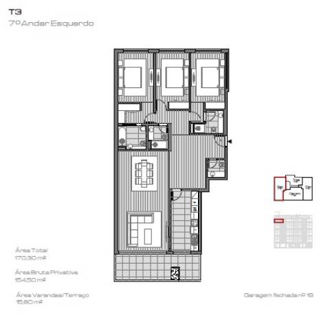Apartamento T4 RoofTop no Foco, Avenida da Boavista Porto
