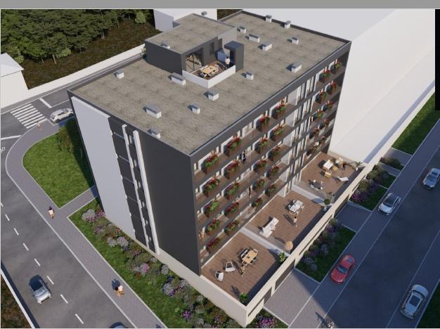 Apartamento T2, com terraço, Aguas Santas