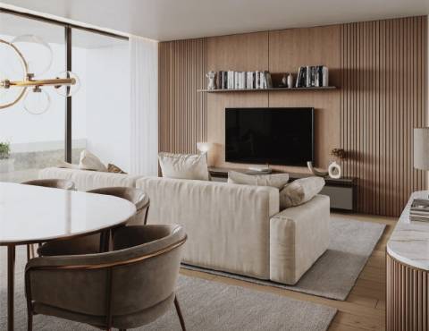 Apartamento T3, com terraço, Aguas Santas