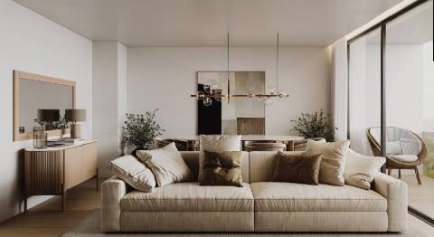 Apartamento T3, com terraço, Aguas Santas