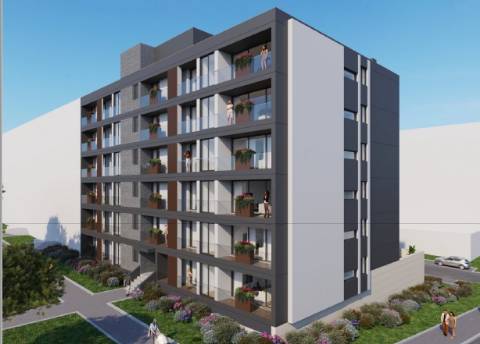 Apartamento T3, com terraço, Aguas Santas