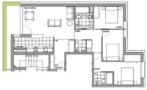 Apartamento T3 Gondomar