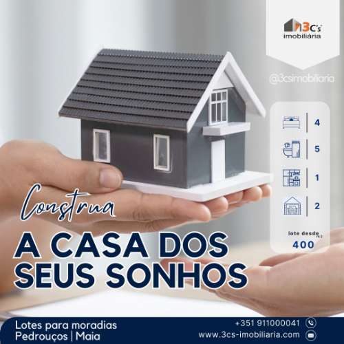 Terreno Urbano para Construção | Pedrouços | Maia