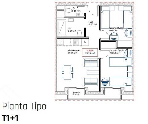 Apartamento T2, Paranhos