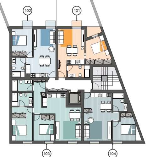 Apartamentos T2 novo Paranhos