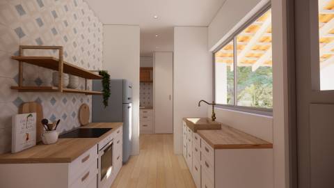 Antiga Escola Primária com projeto aprovado para moradia T2+1 em Tomar