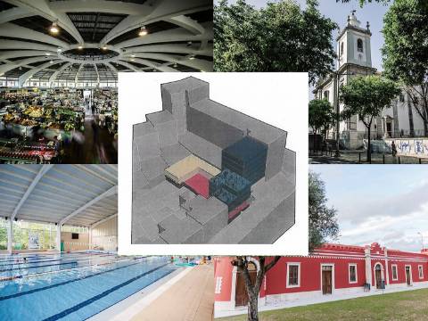 Lote de terreno para construção de 5.051,70 m2, em Benfica, Lisboa