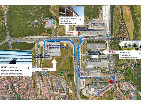 Atenção Investidores: 2 Moradias interligadas com logradouro, 9 quartos, Rentabilidade Garantida de 7,5%, Junto ao Polo Universitário da Ajuda