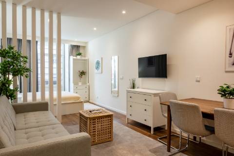 Apartamento T1 (T0+T0) no Marquesa Palace - Porto