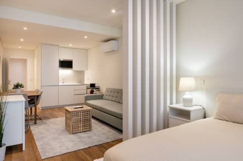 Apartamento T1 (T0+T0) no Marquesa Palace - Porto