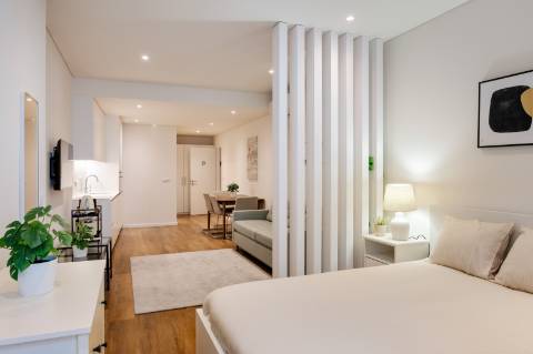 Apartamento T1 (T0+T0) no Marquesa Palace - Porto