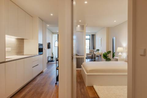 Apartamento T2 (T1+T0) no Marquesa Palace - Porto