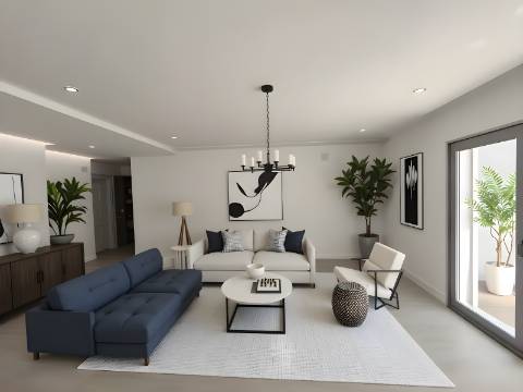 Apartamento T3 com Terraço Privativo e Estacionamento, Perto das Praias