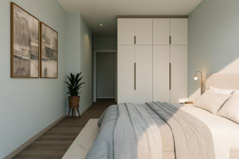 Apartamento T2 com vistas privilegiadas sobre o rio Tejo e excelente acessibilidade à capital